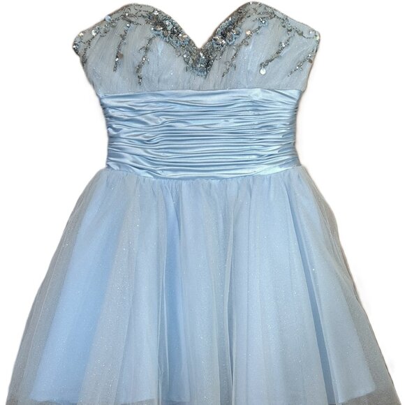 Sexy Cocktail/Fairy Princess Glitter Tulle Mini Dress 2 - Picture 1 of 5